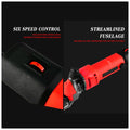 Unisex 1200W Electric Shearing Clipper Pet Sheep Shear Goat Farm Wool Cut Trimmer 220V For Wool Electric Sheep Shearing, Red Professional Grooming Livestock Thick Coat - 7
