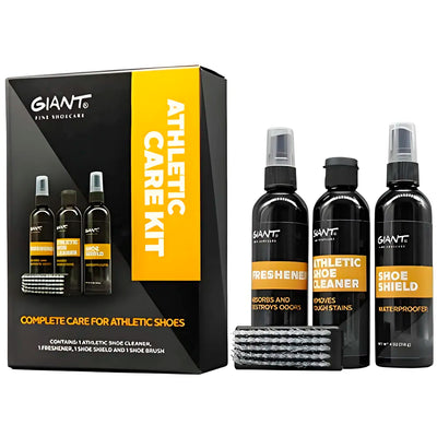 4 in 1 Shoe Water Proofing Kit Shoe Care Kit With Shoe Water Proofer, Cleaner Shampoo And Smell Freshener For Sneaker Heads Works On Leather, Sports Cotton All Shoes