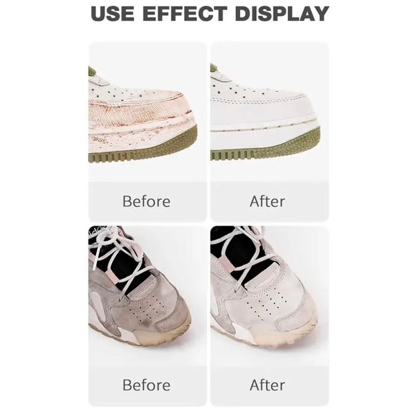 4 in 1 Shoe Water Proofing Kit Shoe Care Kit With Shoe Water Proofer, Cleaner Shampoo And Smell Freshener For Sneaker Heads Works On Leather, Sports Cotton All Shoes - 7