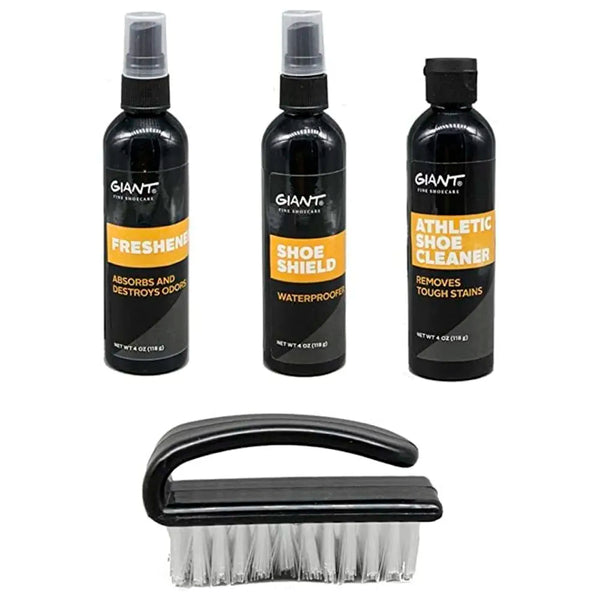 4 in 1 Shoe Water Proofing Kit Shoe Care Kit With Shoe Water Proofer, Cleaner Shampoo And Smell Freshener For Sneaker Heads Works On Leather, Sports Cotton All Shoes - 8