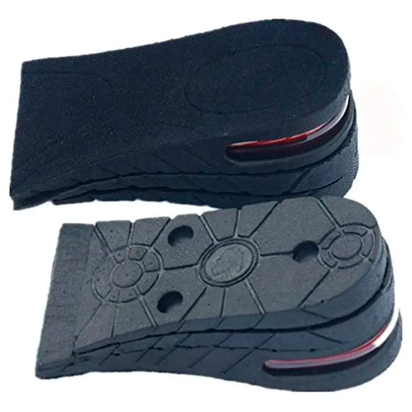 Height Increase Insole 3-Layer Air up Shoe Lifts Elevator Shoes Insole -6 cm(2.4inches) Heels Lift Inserts for Men and Women - 6