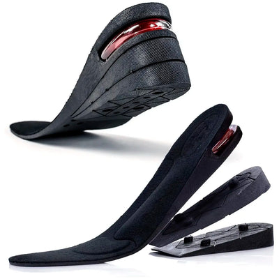 Height Increase Insole 3-Layer Air up Shoe Lifts Elevator Shoes Insole -7 cm(2.75 inches) Heels Lift Inserts for Men and Women