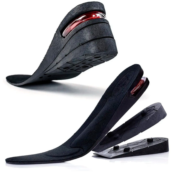 Height Increase Insole 3-Layer Air up Shoe Lifts Elevator Shoes Insole -7 cm(2.75 inches) Heels Lift Inserts for Men and Women