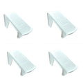 Shoe Slots Organizer, Shoe Storage Rack Space Saver Rack Holder. (White, 4)