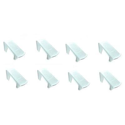 Shoe Slots Organizer, Shoe Storage Rack Space Saver Rack Holder. (White, 8)