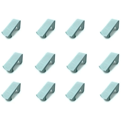 Shoe Slots Organizer, Shoe Storage Rack Space Saver Rack Holder. (Grey, 12)