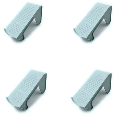 Shoe Slots Organizer, Shoe Storage Rack Space Saver Rack Holder. (Grey, 4)