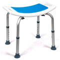Shower Chair, Adjustable Bath Stool - Medical Anti-Slip Bench Bathtub Stool Seat with Durable Aluminum Legs for Elderly, Senior, Handicap & Disabled. 51 x 51 x 34 cm - 9