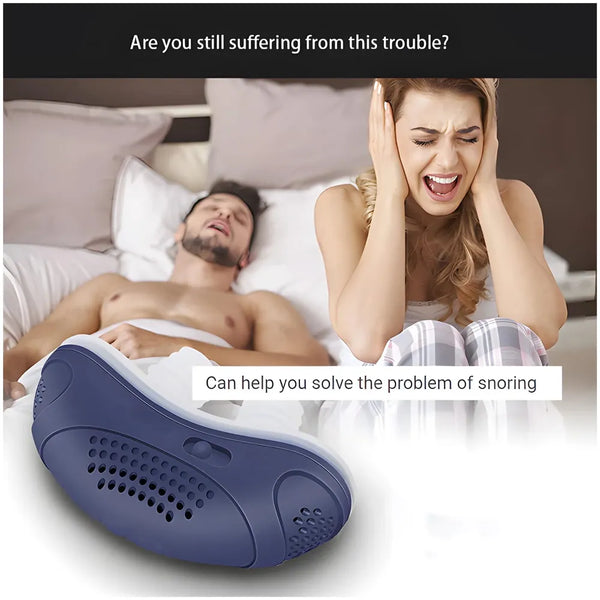 Bioline Upgraded Electric Noise Anti Snoring Device Sleep Stop Snore Aid Stopper, Stop Snoring Aids Devices Solution Small Travel - 7