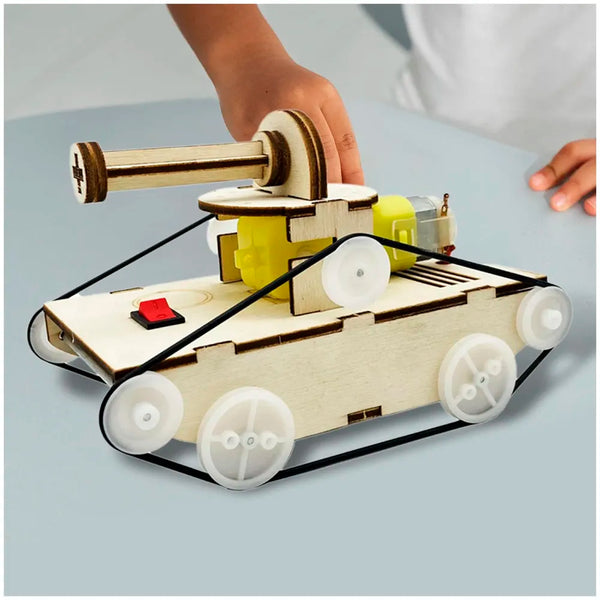 STEM Toy Tank Educational DIY Fun Toys, Educational & Construction Based Activity Game for Kids 8-14, Gifts for Boys & Girls, Learn Science Engineering Project. - 3