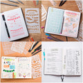20 PCS Journal Stencil Plastic Planner Set for 4x7-inch Journal, Notebook, Diary, Scrapbook, and DIY Drawing Templates - 3