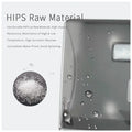 Wall-Mounted Tissue Paper Dispenser, High-Impact ABS Napkin & Paper Towel Holder with Locking Key, Window Refill Design for Bathroom, Kitchen, Home & Office (26 x 21 x 10 cm) - 2