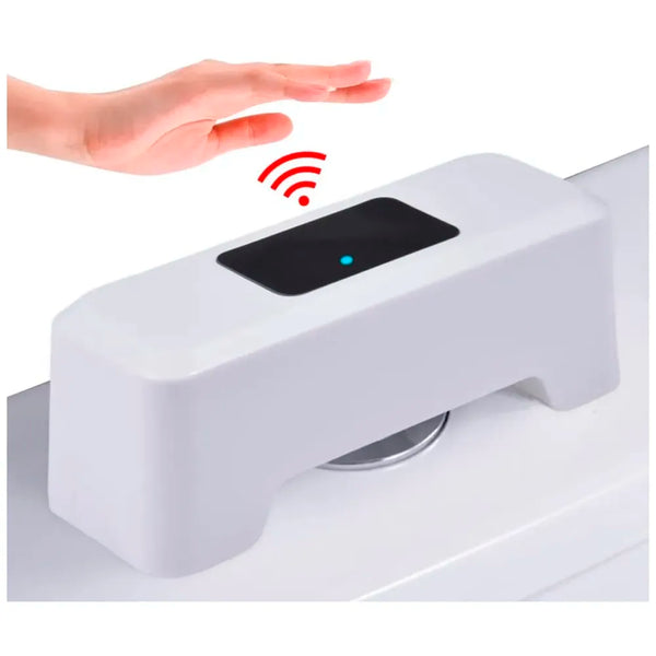 Automatic Toilet Flusher Touchless Toilet Flush Kit Toilet Flusher Replacement Kit for Most Homes and Public Toilets with Infrared Sensor, Rechargeable USB Charging and IPX6 Waterproof - 2