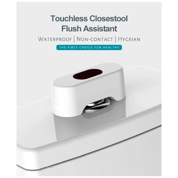 Automatic Toilet Flusher Touchless Toilet Flush Kit Toilet Flusher Replacement Kit for Most Homes and Public Toilets with Infrared Sensor, Rechargeable USB Charging and IPX6 Waterproof - 9