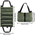 Tool Bag Roll up Storage For Working Tools Hardware Organizer For Professionals Portable 47cm x 28cm - 3