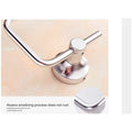 Aluminum Towel Ring Square Rust-Free, Heavy Duty, Modern Concealed Screw System (Screws Included) - 3