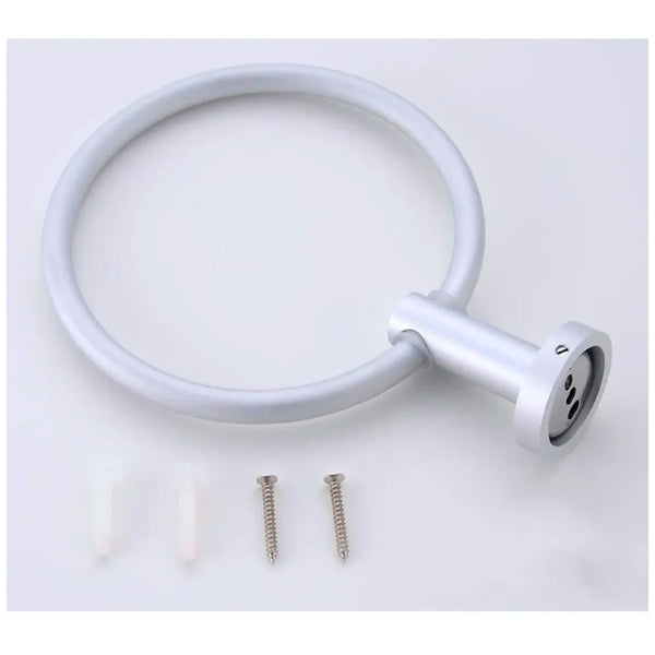 Aluminium Towel Ring Rust-Free, Heavy Duty, Modern Concealed Screw System (Screws Included) - 3