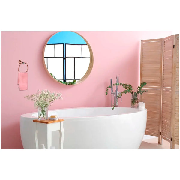 Rose Gold Towel Ring Golden Victorian Round Towel Hanger for Bathroom and Kitchen, Stainless Steel. - 6