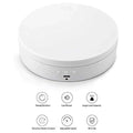 Rotating Display Stand, 360 Degree Electric Rotating Turntable With Felt Finish for Photography Products Display, Jewellery, Cake and Collectibles, 4 Kgs Load, 8 Inch Diameter (White) - 5