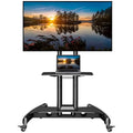 Mobile TV Cart TV Stand with Wheels for 32 to 65 Inch LCD LED OLED Plasma Flat Panel Screens Up to 45 Kgs Tv Trolley