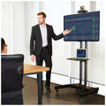 Mobile TV Cart TV Stand with Wheels for 32 to 65 Inch LCD LED OLED Plasma Flat Panel Screens Up to 45 Kgs Tv Trolley - 8