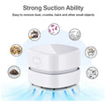 Desk Vacuum Cleaner, Mini Table dust Sweeper Energy Saving, High Endurance up to 90 mins, Cordless 360º Rotatable Design for Keyboard/Home/School/Office - 4