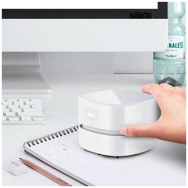 Desk Vacuum Cleaner, Mini Table dust Sweeper Energy Saving, High Endurance up to 90 mins, Cordless 360º Rotatable Design for Keyboard/Home/School/Office - 9
