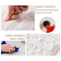 16 Pcs Wall Paper, 3D Brick Wall Stickers Self-Adhesive Panel Decal PE Wallpaper - Peel and Stick Wall Panels (16, White Bricks) 92.8 Sq. Ft. - 3