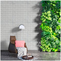 16 Pcs Wall Paper, 3D Brick Wall Stickers Self-Adhesive Panel Decal PE Wallpaper - Peel and Stick Wall Panels (16, White Bricks) 92.8 Sq. Ft. - 8