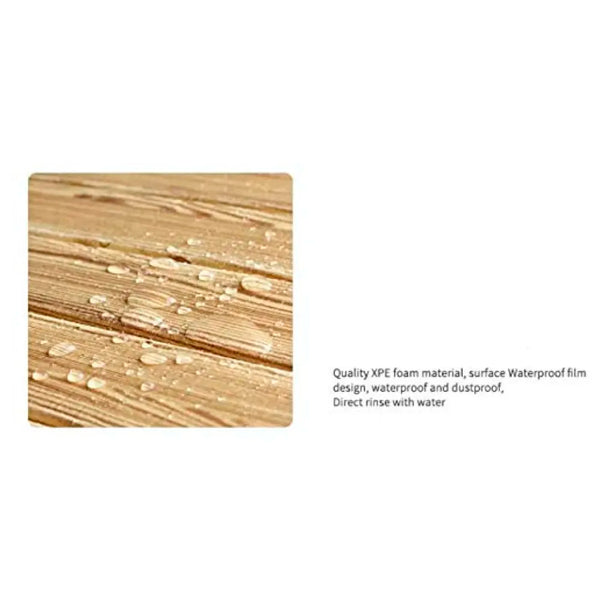 Wall Paper, 3D Wood Wall Stickers Self-Adhesive Panel Decal PE Wallpaper - Peel and Stick Wall Panels for TV Walls, Sofa Background Wall Decor (4) - 8