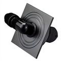 Grey 4 x 4 Inch Washing Machine and Dish Washer Floor Drain - Grey Finish - Floor Trap for Bathroom, Kitchen - Anti Clogging & Anti Pests.- 10 cm x 10 cm - 9