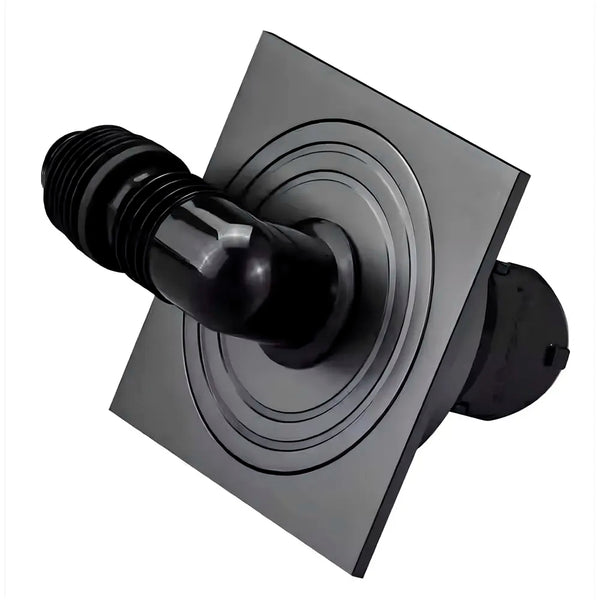 Grey 4 x 4 Inch Washing Machine and Dish Washer Floor Drain - Grey Finish - Floor Trap for Bathroom, Kitchen - Anti Clogging & Anti Pests.- 10 cm x 10 cm - 9
