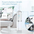 Water Flosser Portable Dental Water Jet Oral Teeth Irrigator Waterproof Tooth Cleaner Water Flosser Oral Flosser 3 Modes And 4 Nozzels 220 ML - 6