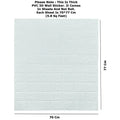 PVC Thick Wallpaper self Adhesive White Bricks wall Sticker with Glue Included for All wall Types (White Bricks, 100) - 2